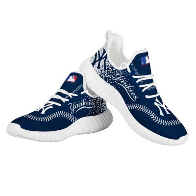 Men's New York Yankees Mesh Knit Sneakers/Shoes 011