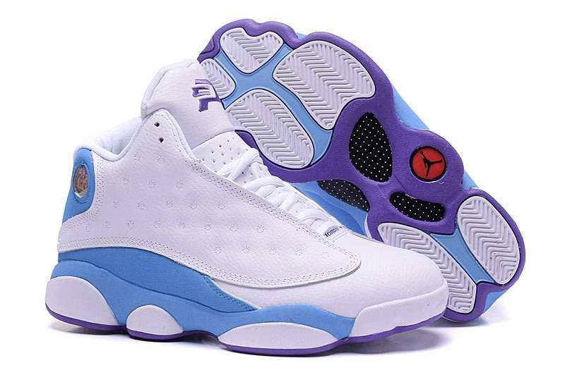 Running weapon China Air Jordan 13 Chris Paul White/Blue/Purple