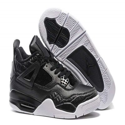 Running weapon Cheap Mens Air Jordan 4 Horse Hair Black/White