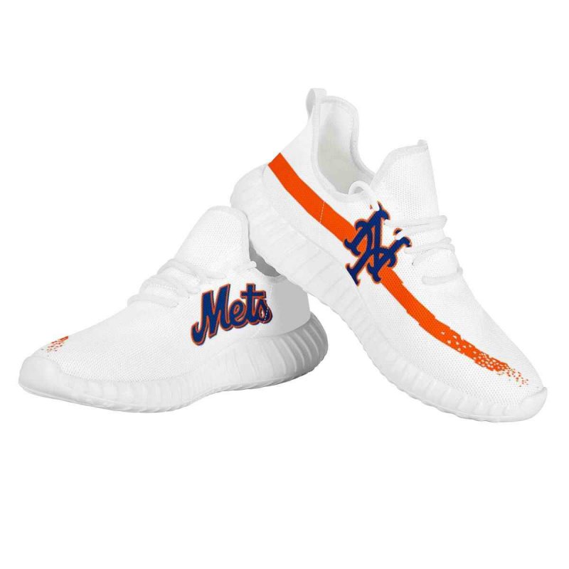 Women's New York Mets Mesh Knit Sneakers/Shoes 002