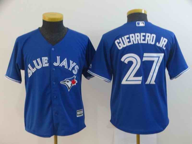 Youth Toronto Blue Jays #27 Vladimir Guerrero Jr. Cool Base Stitched Youth MLB Jersey