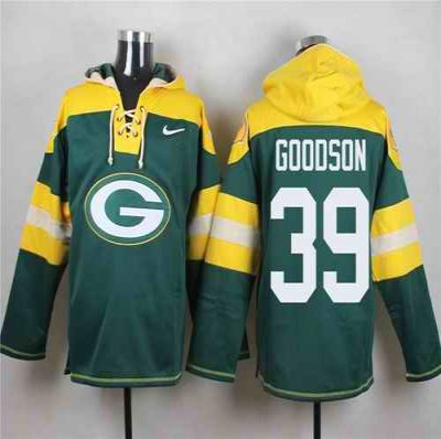 Nike Packers #39 Demetri Goodson Green Player Pullover NFL Hoodie