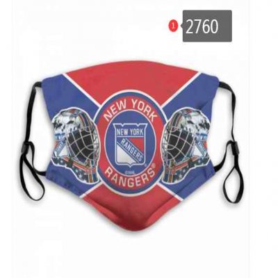 New York Rangers Face Mask 2760 Filter Pm2.5 (Pls check description for details)