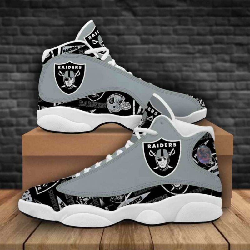 Men's Las Vegas Raiders Limited Edition JD13 Sneakers 005