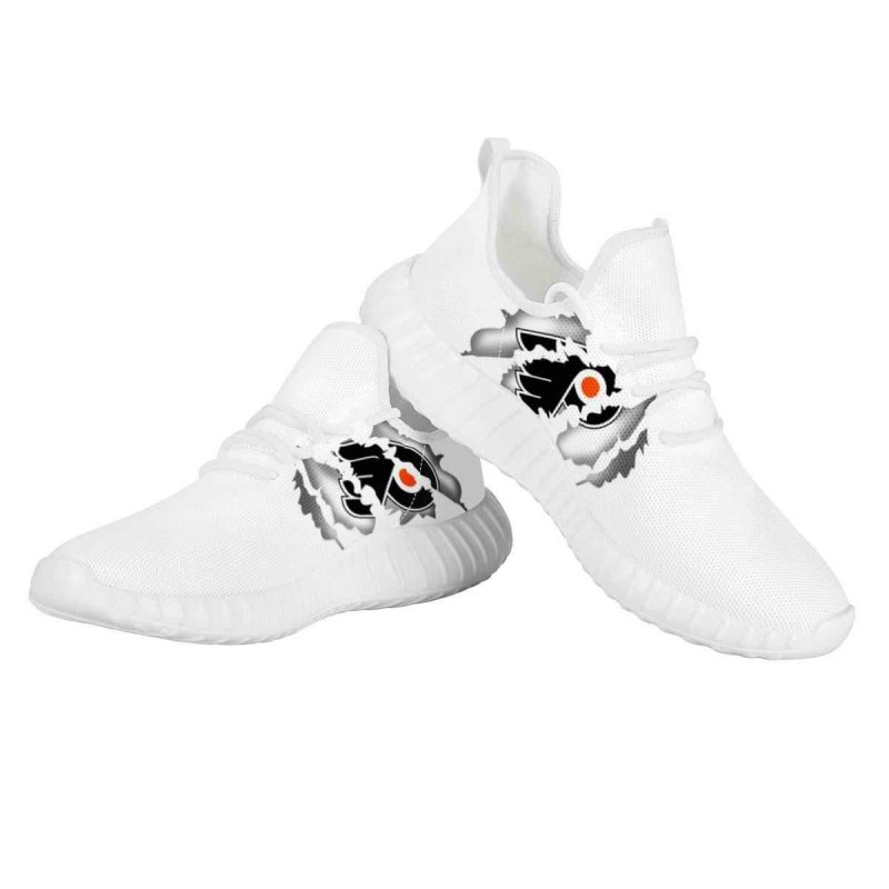 Men's NHL Philadelphia Flyers Mesh Knit Sneakers/Shoes 001