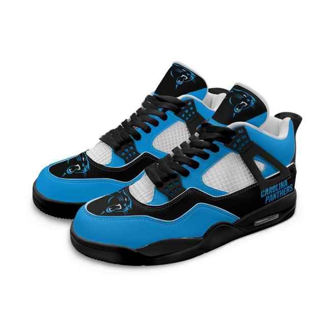 Women's Carolina Panthers Running weapon Air Jordan 4 Shoes 0001