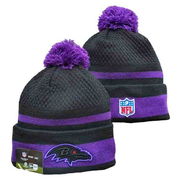 Baltimore Ravens Knit Hats 067