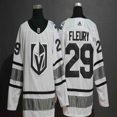 Men's Vegas Golden Knights #29 Marc-Andre Fleury White 2019 NHL All-Star Game Jersey