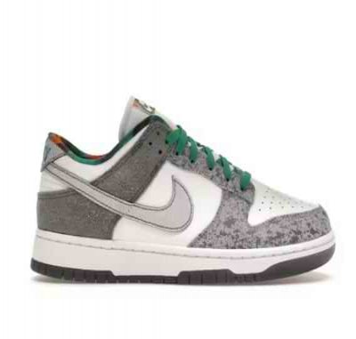 Men's Dunk Low Grey/White Shoes 0471