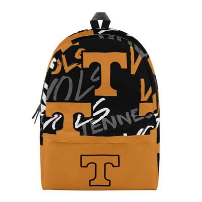 Tennessee Volunteers All Over Print Polyester Backpack 001