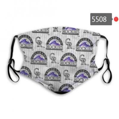 Colorado Rockies Face Mask 005 Filter Pm2.5 (Pls check description for details)