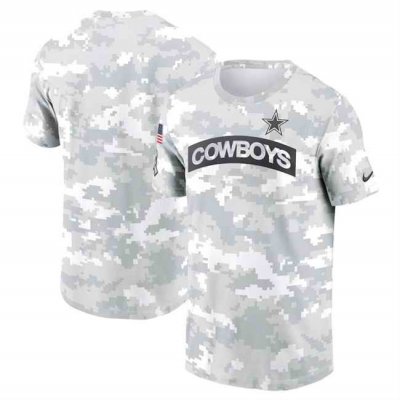 Men's Dallas Cowboys 2024 Arctic Camo Salute to Service Performance T-Shirt