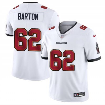 Youth Tampa Bay Buccaneers #62 Graham Barton White 2024 Draft Vapor Untouchable Limited Stitched Jersey