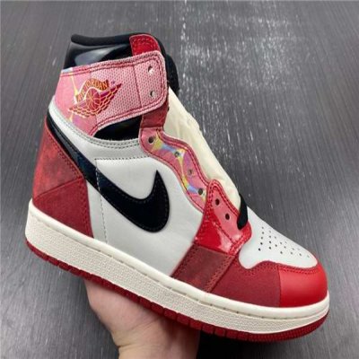 Men's Running Weapon Air Jordan 1 Red/White Shoes 0426