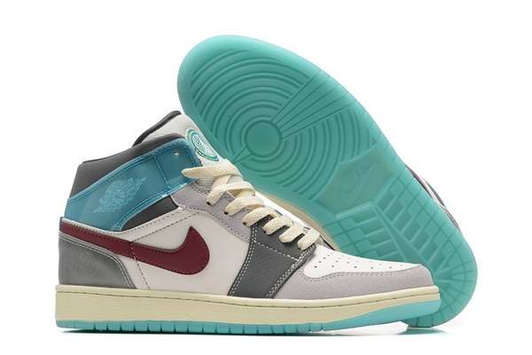 Women's Running Weapon Air Jordan 1 Mid 'Exploration Unit' Shoes 0282