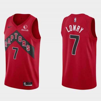 Men's Toronto Raptors #7 Kyle Lowry Red 2020/21 Icon Swingman Stitched NBA Jersey