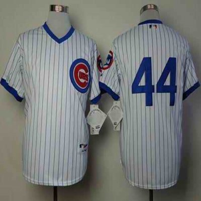 Cubs #44 Anthony Rizzo White 1988 Turn Back The Clock Stitched MLB Jersey