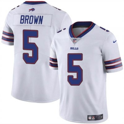 Youth Buffalo Bills #5 Anthony Brown White Vapor Untouchable Limited Stitched Jersey