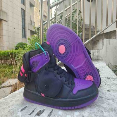 Women's Running Weapon Air Jordan 1 Retro High OG SP Utility Spider-Man Across the Spider-Verse Prowler Shoes 0346