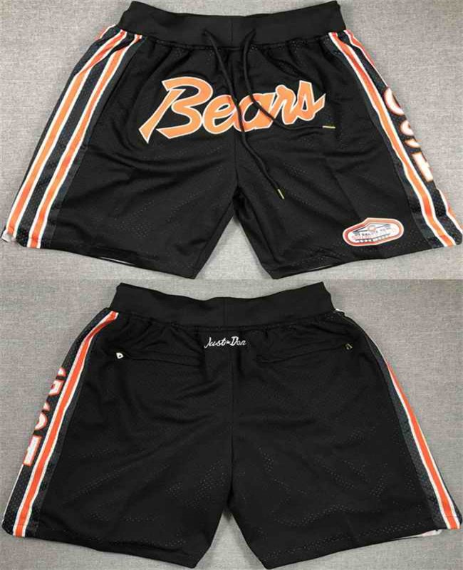 Men's Chicago Bears Black Shorts