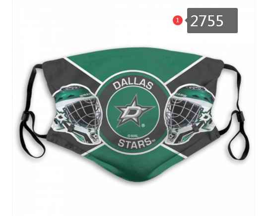 Dallas Stars Face Mask 2755 Filter Pm2.5 (Pls check description for details)