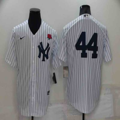 Men's New York Yankees #44 Reggie Jackson White Cool Base Stitched Baseball Jersey