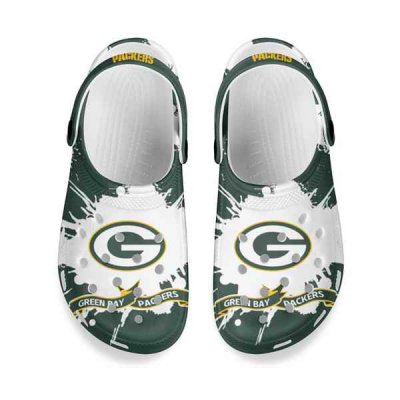 Women's Green Bay Packers Bayaband Clog Shoes 001