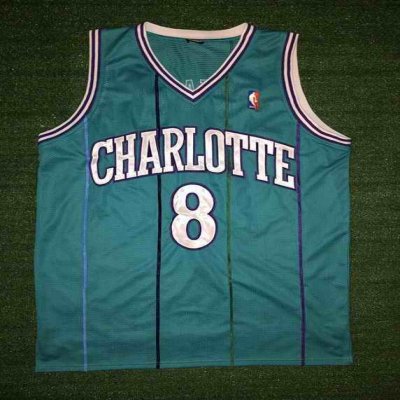 Men's Charlotte Hornets #8 Kobe Bryant Stitched Jersey