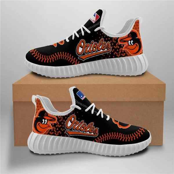 Men's Baltimore Orioles Mesh Knit Sneakers/Shoes 003