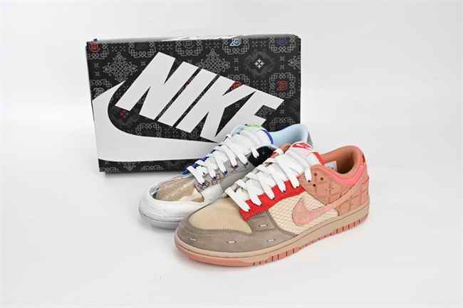 Men's Dunk Low Pink/Grey Shoes 0431