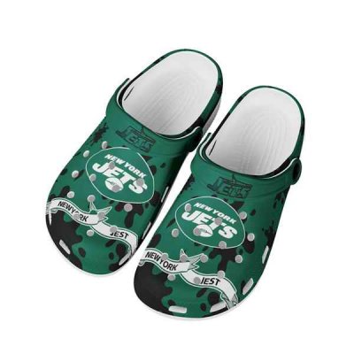 Women's New York Jets Bayaband Clog Shoes 002