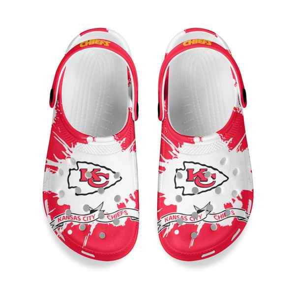 Men's Kansas City Chiefs Bayaband Clog Shoes 002