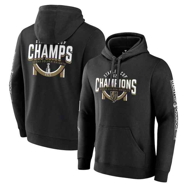 Men's Vegas Golden Knights Black 2023 Stanley Cup Champions Pullover Hoodie