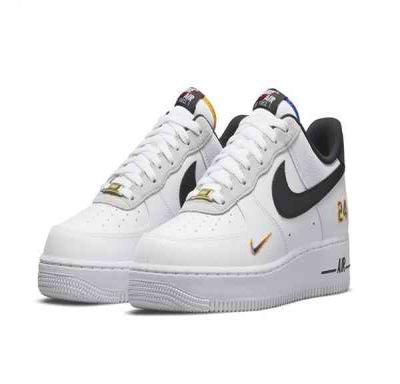 Men's Air Force 1 White Ken Griffey Jr. and Sr. Swingman Shoes 035