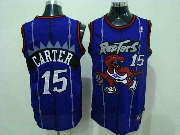 Raptors #15 Vince Carter Blue Swingman Stitched NBA Jersey