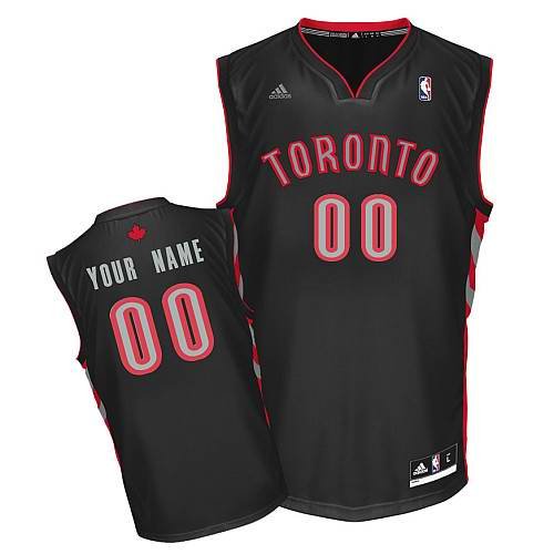 Raptors Personalized Authentic Black NBA Jersey (S-3XL)