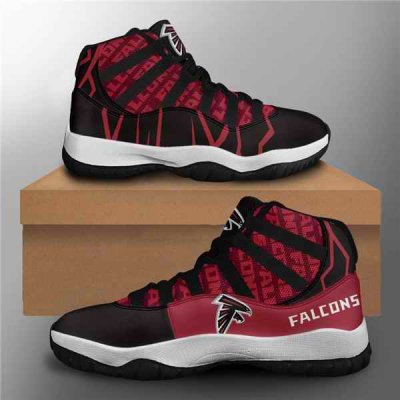 Men's Atlanta Falcons Air Jordan 11 Sneakers 001