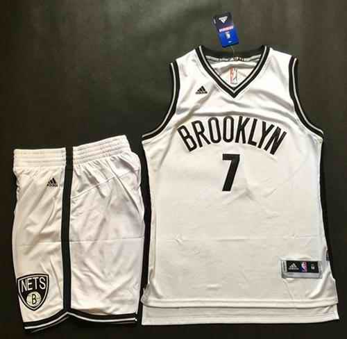 Nets #7 Jeremy Lin White A Set Stitched NBA Jersey