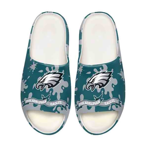 Men's Philadelphia Eagles Yeezy Slippers/Shoes 002