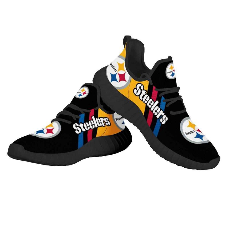 Women's NFL Pittsburgh Steelers Mesh Knit Sneakers/Shoes 014