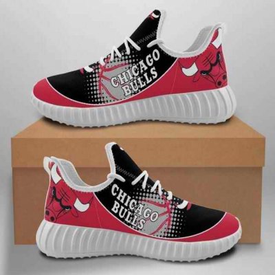 Men's Chicago Bulls Mesh Knit Sneakers/Shoes 003