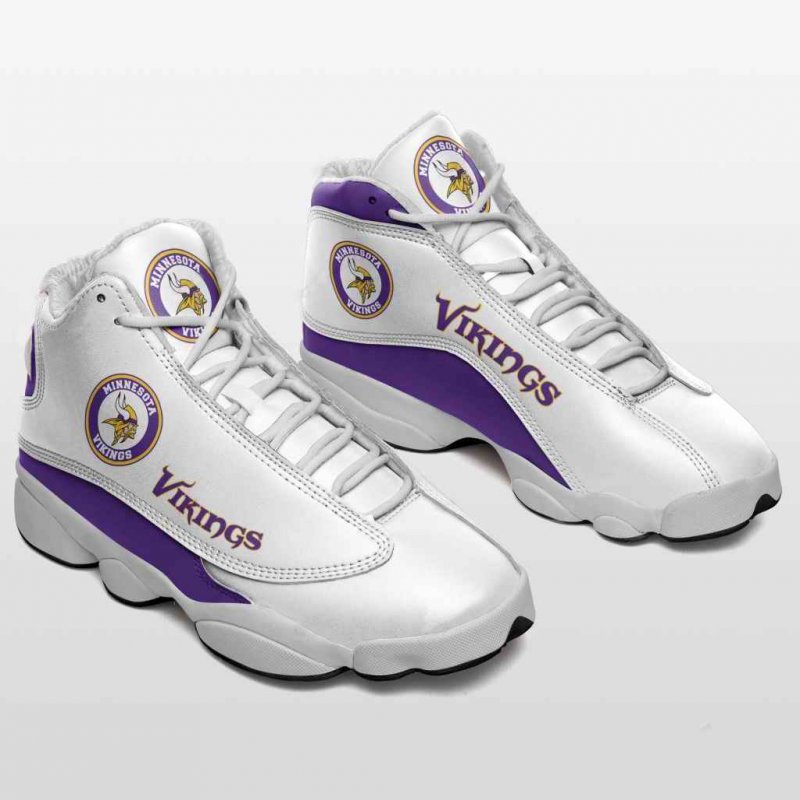 Women's Minnesota Vikings Limited Edition JD13 Sneakers 002