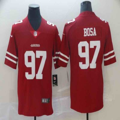 Men's San Francisco 49ers #97 Nick Bosa Red Vapor Untouchable Limited Stitched NFL Jersey