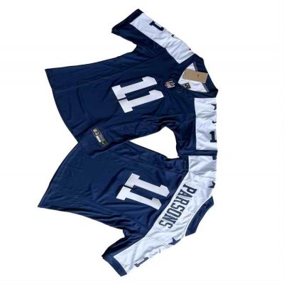 Women's Dallas Cowboys #11 Micah Parsons Navy/White 2023 F.U.S.E. Limited Stitched Jersey(Run Small)