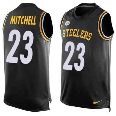 Nike Steelers #23 Mike Mitchell Black Team Color Men's Stitched NFL Limited Tank Top Jersey