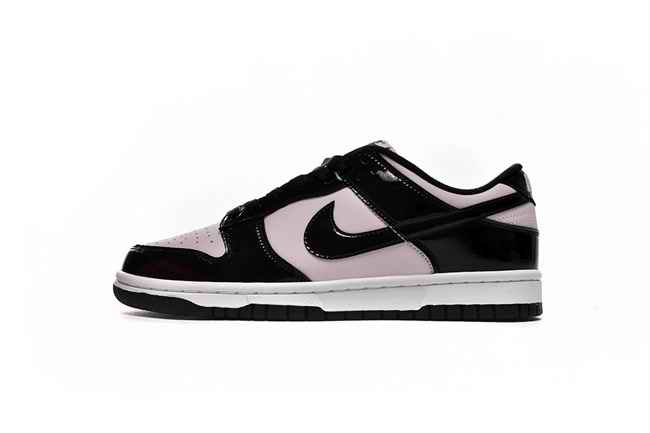 Men's Dunk Low Black/Pink Shoes 0414