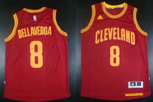 Revolution 30 Cavaliers #8 Matthew Dellavedova Red Stitched NBA Jersey