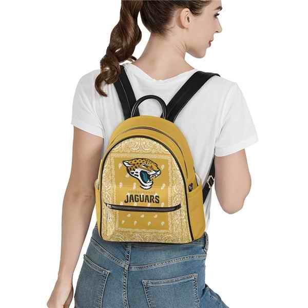 Jacksonville Jaguars PU Leather Casual Backpack 001(Pls Check Description For Details)