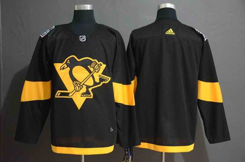 Men's Pittsburgh Penguins Black 2019 Stadium Series Stitched NHL Jersey