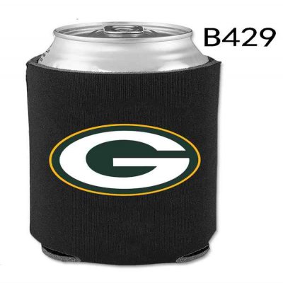 Green Bay Packers Black Can Coolers B429